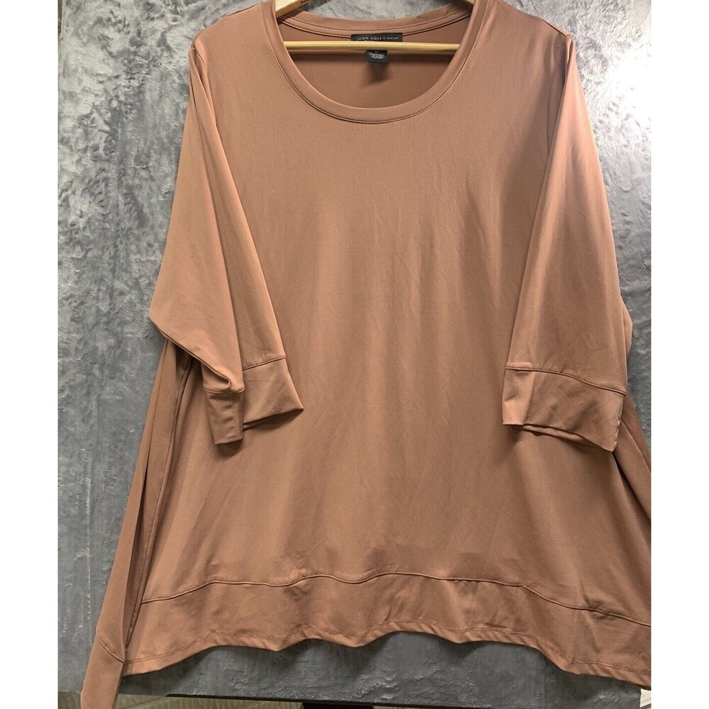 Womens Joan Vass Tunic,‎ 3x Salmon - Picture 7 of 16
